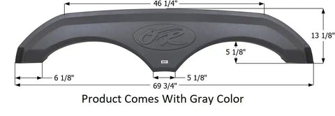 ICON 14912 OPEN RANGE TANDEM FENDER SKIRT FS49