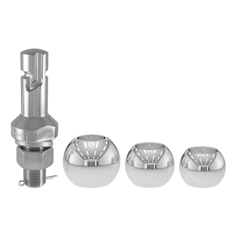 CURT 42225 Switch Ball Trailer Set (1-7/8", 2 & 2-5/16 Balls, 1 x 2-1/4 Shank)