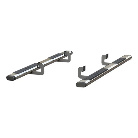 ARIES 4444020 - 6 x 91 Polished Stainless Oval Side Bars, Select Ford F-150