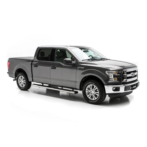 ARIES 4444025 - 6 x 85 Polished Stainless Oval Side Bars, Select Ford F250, F350, F450, F550