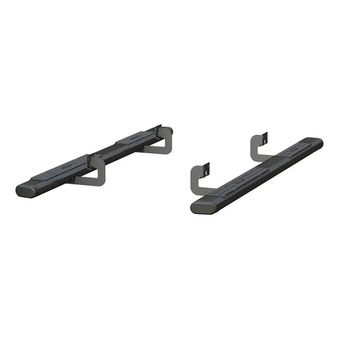 ARIES 4445019 - 6 x 85-Inch Oval Black Aluminum Nerf Bars, Select Ford F-150