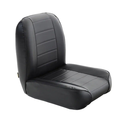 Smittybilt 44801 - Seat Front Low Back Bucket Vinyl Black