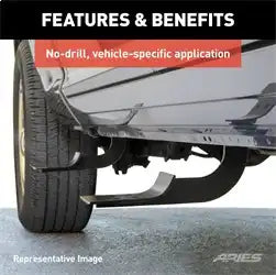 ARIES 4495 - Mounting Brackets for 6 Oval Side Bars