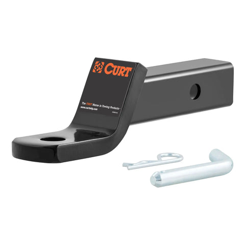 CURT 45033 Class 3 Ball Mount with Pin (2 Shank, 7,500 lbs., 2 Drop, 7-1/2 Long, in Bag)