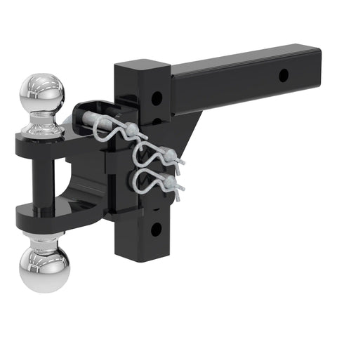 CURT 45049 Adjustable Multipurpose Ball Mount (2 Shank, 2 & 2-5/16 Balls)