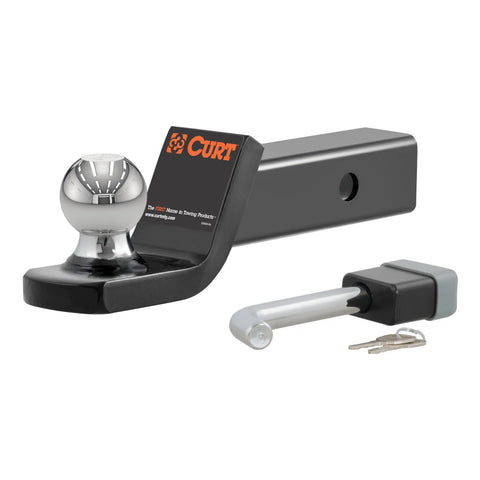 CURT 45141 - Towing Starter Kit with 2in. Ball (2in. Shank 7500 lbs Drop)