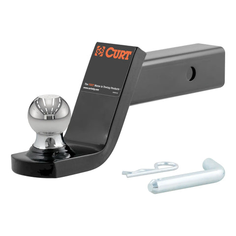 CURT 45151 Fusion Ball Mount with 1-7/8 (2 Shank, 5,000 lbs., 4 Drop)