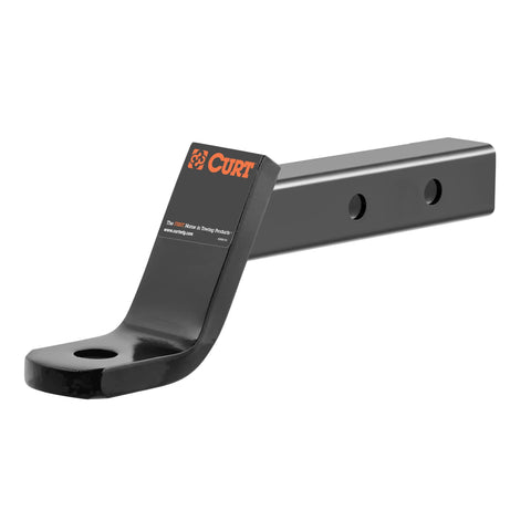CURT 45230 Dual-Length Ball Mount (2 Shank, 7,500 lbs., 4 Drop, 8-1/8 or 11-1/8 Long)