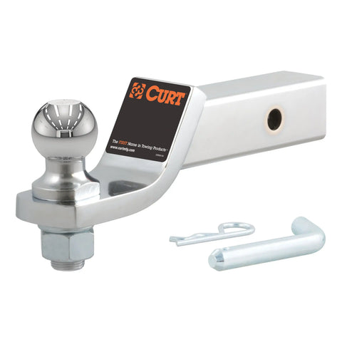 CURT 45293 Loaded Ball Mount with 1-7/8 (2 Shank, 7,500 lbs., 2 Drop)
