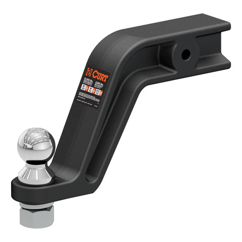 CURT 45377 Loaded Forged Ball Mount with 2-5/16 (3 Shank, 20,000 lbs, 8 Drop)