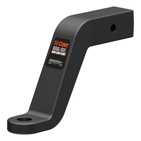 CURT 45460 Commercial Duty Forged Ball Mount (2-1/2 Shank, 20,000 lbs., 8 Drop)