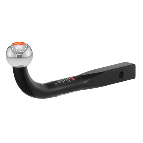 CURT 45552 Euro Mount (2 Ball, 1-1/4 Shank, 3,500 lbs., 2-3/4 High, 10 Long)