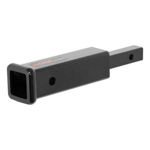 CURT 45790 Receiver Tube Adapter (1-1/4 to 2 Shank, Not for Towing Use, 6-1/4 Length)