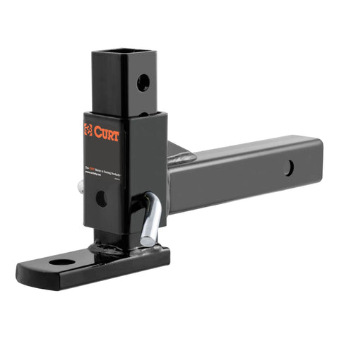 CURT 45812 Adjustable Ball Mount (2 Shank, 1 Hole)
