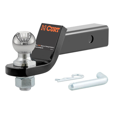CURT MFG 45836 2' DROP LOADED BALL MOUNT W/ 2' BAL