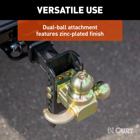 CURT 45904 - Adjustable Channel Ball Mount