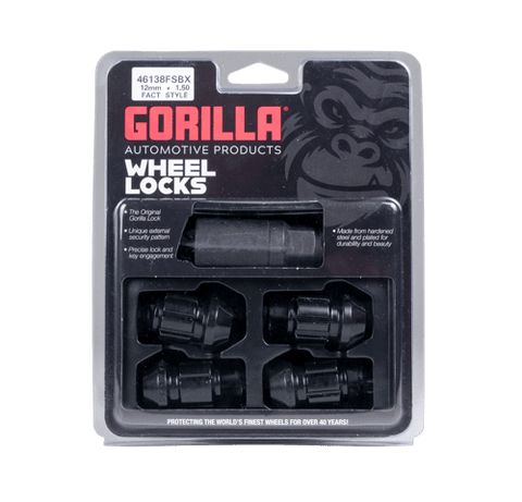FACT LOCK 12-1.50 BLACK 4-PK - FORD/GM