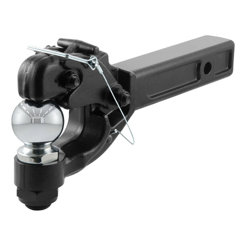 CURT 48006 Receiver-Mount Ball & Pintle Hitch (2 Shank, 2-5/16 Ball, 12,000 lbs.)
