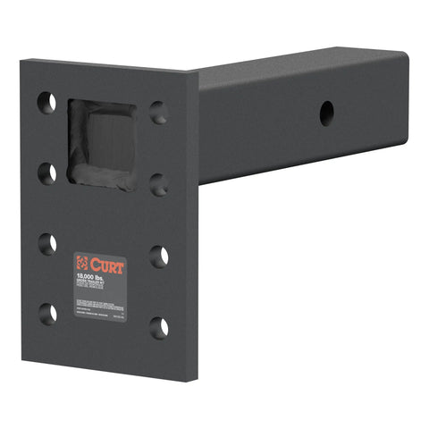 CURT 48329 Adjustable Pintle Mount (2-1/2 Shank, 18,000 lbs., 7 High, 8 Long)