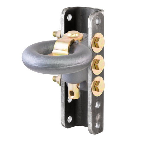 CURT 48641 - SecureLatch Lunette Ring/Channel (40000 lbs 3in. ID 11-3/4in. Channel Height)