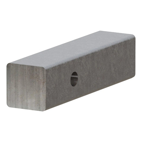 CURT 49537 - 2-Inch x 8-Inch Weld-On Raw Steel Trailer Hitch Bar Shank