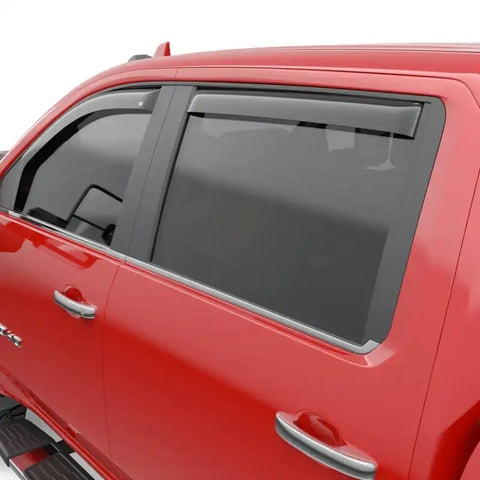 EGR 571661 in-channel window visors front/rear set dark smoke finish