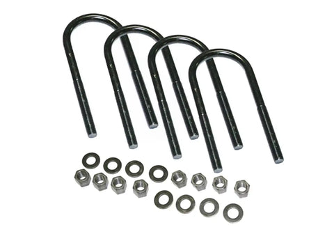 Superlift 10224 U-Bolt 4 Pack - 1/2 x 2 7/8 11 Round w/ Hardware