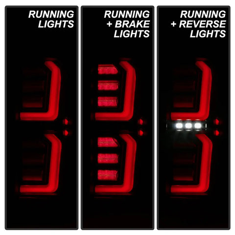 Spyder Auto 5000293 LED Tail Lights - Black Smoke