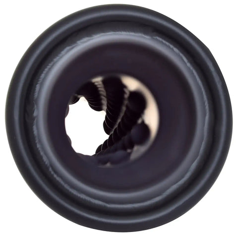 Gibson Performance Exhaust 500659-B Black Ceramic Rolled Edge Angle MufflerQuiet Tip Clamp On