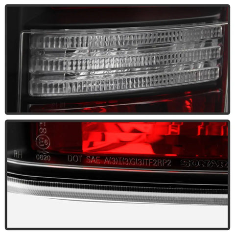 Spyder Auto 5080813 - Light Bar LED Tail Lights Black