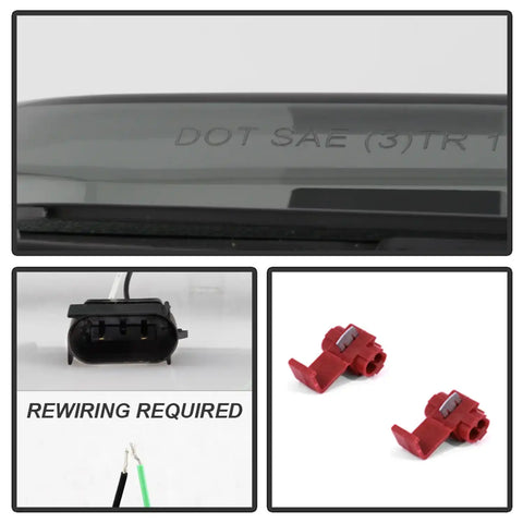 Spyder Auto 5082787 LED Reverse Lights - Black Smoke