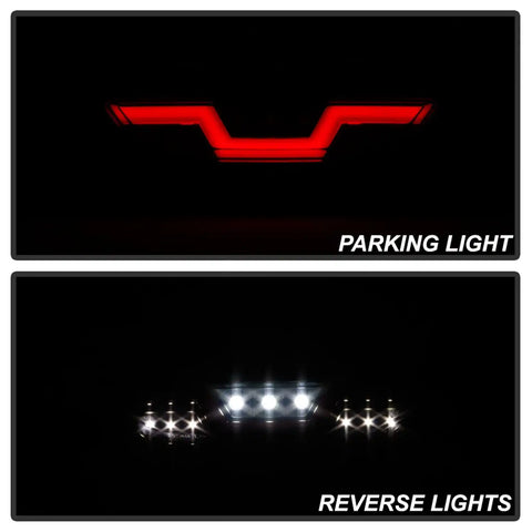 Spyder Auto 5082794 Red Bar LED Reverse Lights - Black Smoke