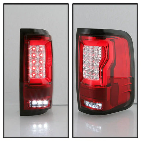Spyder Auto 5084194 LED Tail Lights - Red Clear