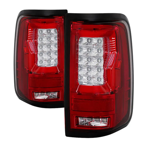 Spyder Auto 5084194 LED Tail Lights - Red Clear