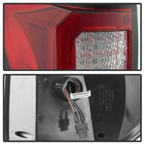 Spyder Auto 5085450 LED Tail Lights - Red Clear