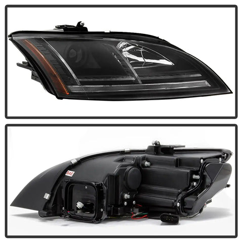 Spyder Auto 5085542 ( Signature ) Sequential Turn Signal Projector Headlight - Black