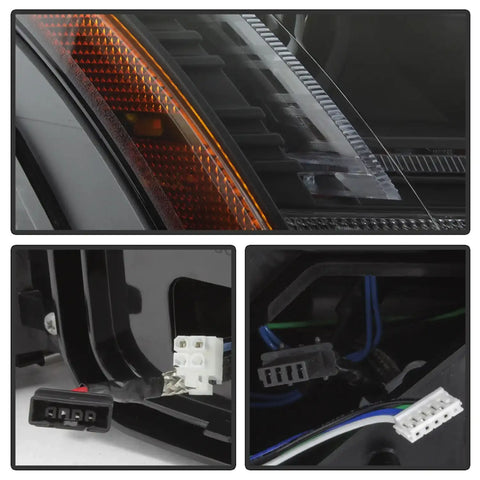 Spyder Auto 5085542 ( Signature ) Sequential Turn Signal Projector Headlight - Black