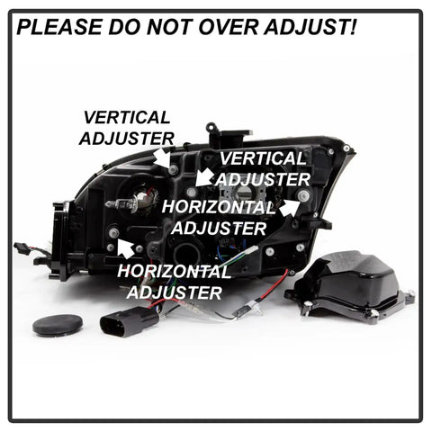 Spyder Auto 5085542 ( Signature ) Sequential Turn Signal Projector Headlight - Black