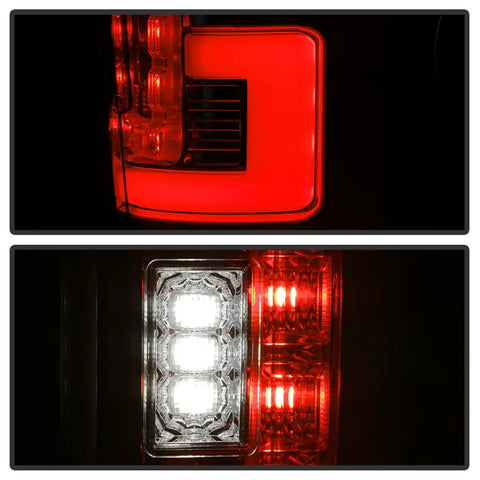 Spyder Auto 5085603 LED Tail Lights - Red Clear