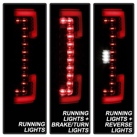 Spyder Auto 5085634 LED Tail Lights - Red Clear