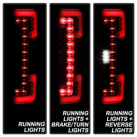 Spyder Auto 5085641 LED Tail Lights - Chrome