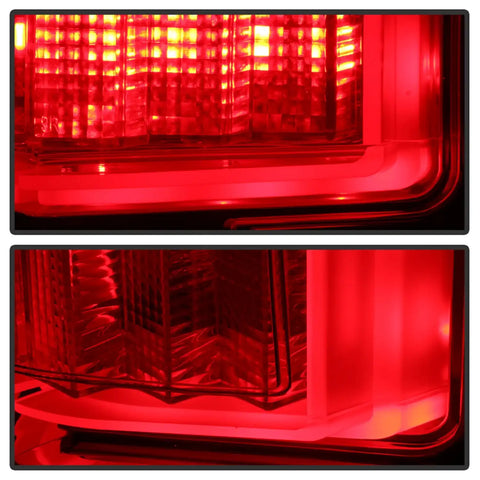 Spyder Auto 5085658 Light Bar LED Tail Lights - Chrome