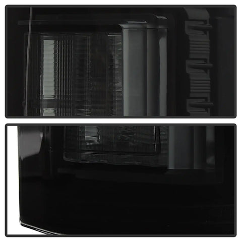 Spyder Auto 5085672 Light Bar LED Tail Lights - Black Smoke