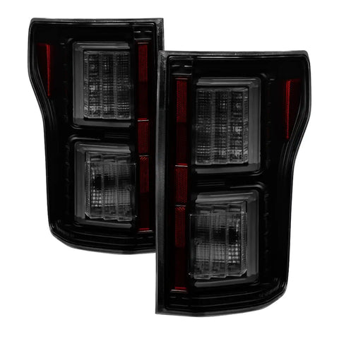 Spyder Auto 5085672 Light Bar LED Tail Lights - Black Smoke