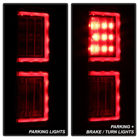 Spyder Auto 5085689 Light Bar LED Tail Lights - Black