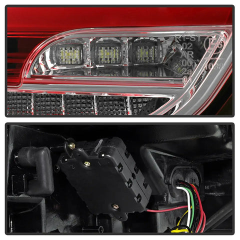 Spyder Auto 5085726 LED Tail Lights - Red Clear