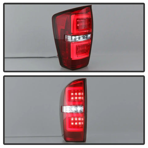 Spyder Auto 5085757 LED Tail Lights - Red Clear