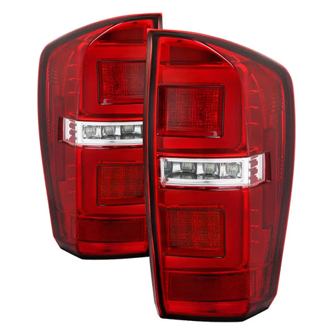 Spyder Auto 5085757 LED Tail Lights - Red Clear