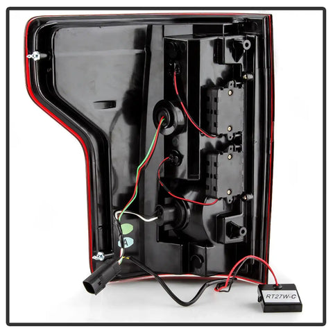 Spyder Auto 5085764 Light Bar LED Tail Lights - Red Clear