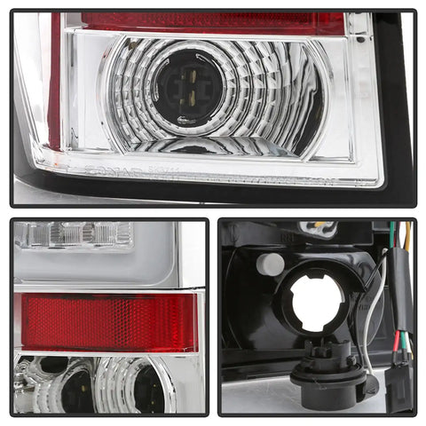 Spyder Auto 5085832 LED Tail Lights - Chrome